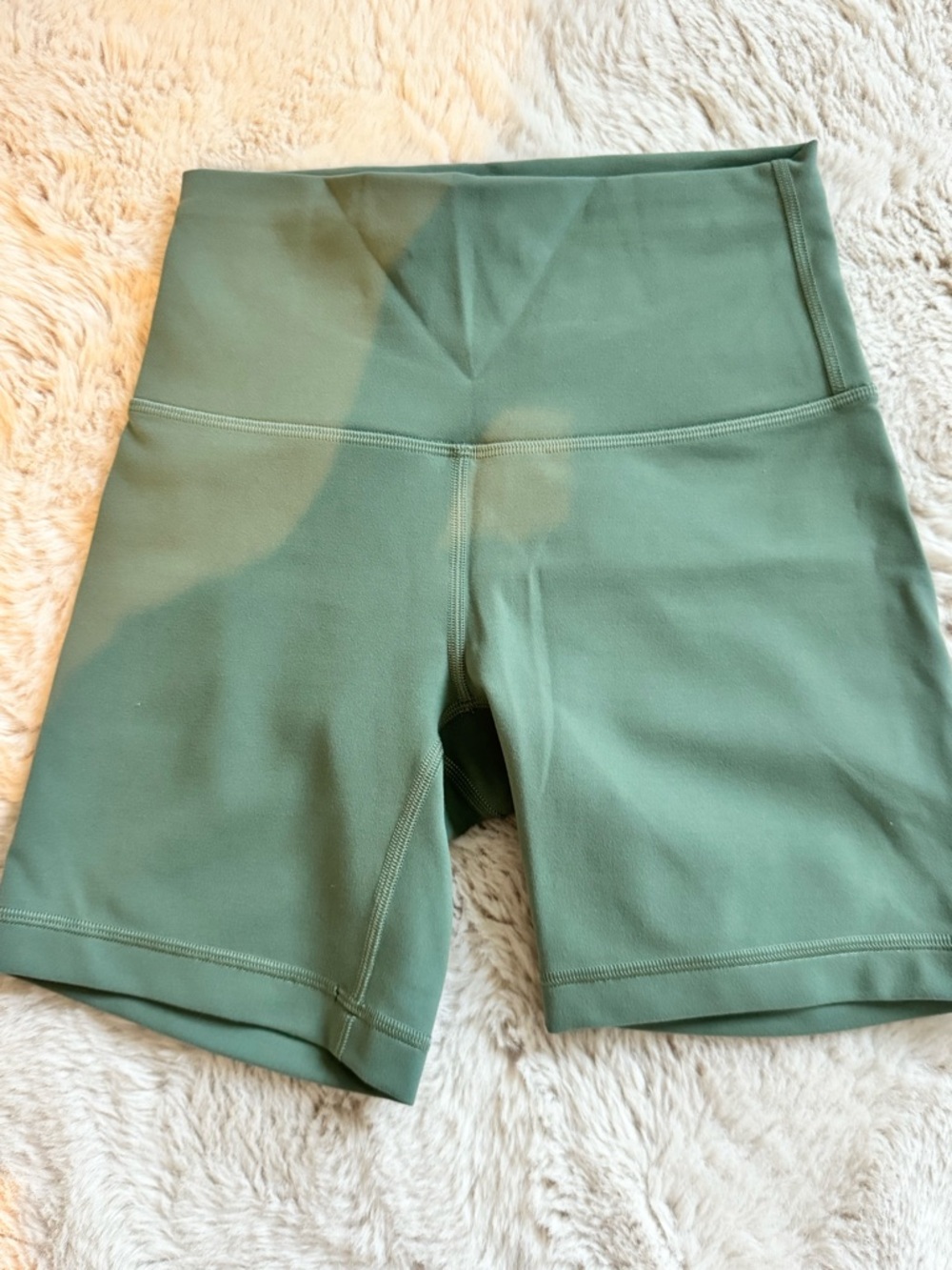 lululemon athletica High-Rise Bike Shorts in Sage